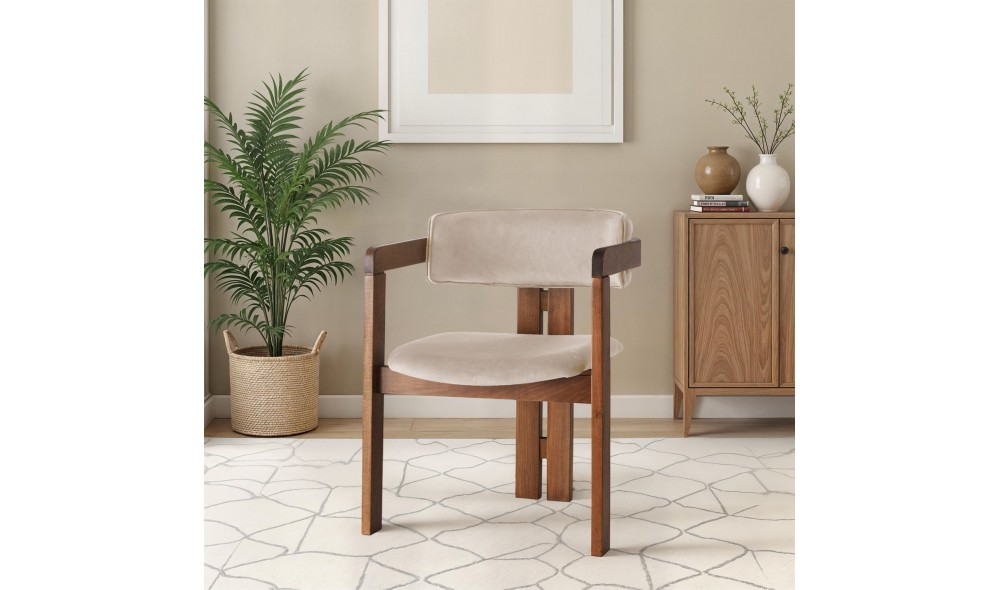 Scaun, CO - 013, NucBej, 58 x 76 x 49 cm