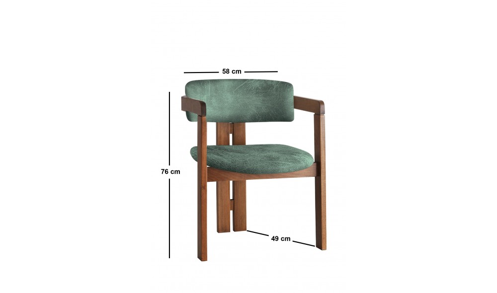 Scaun, CO - 031, NucVerde, 58 x 76 x 49 cm
