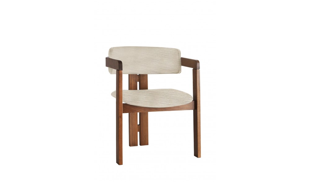 Scaun, CO-015, Gri deschisNuc, 58 x 76 x 49 cm