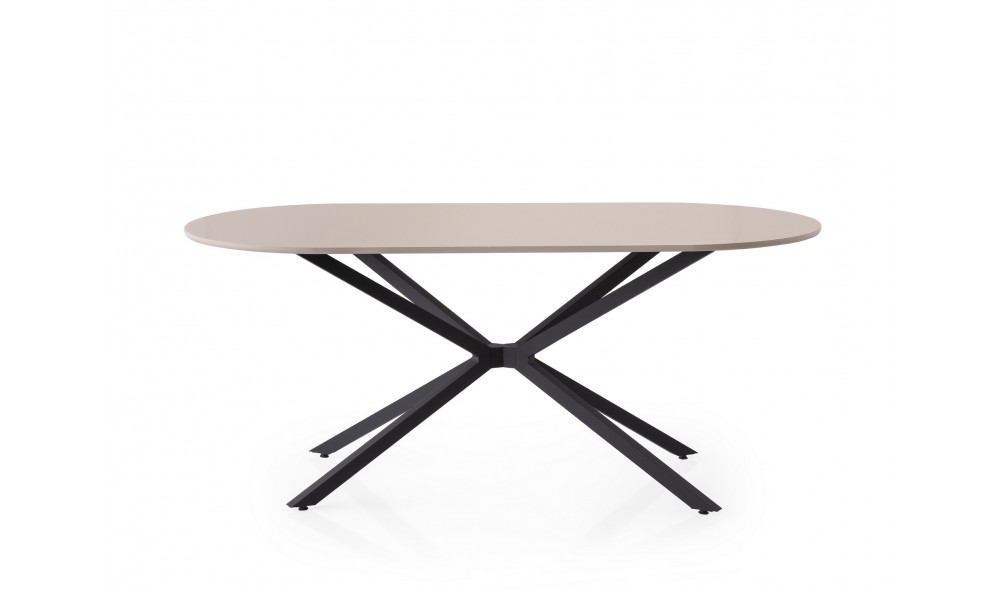 Masa de sufragerie, Aura - 3011, Mocha usoara, 180 x 79 x 90 cm