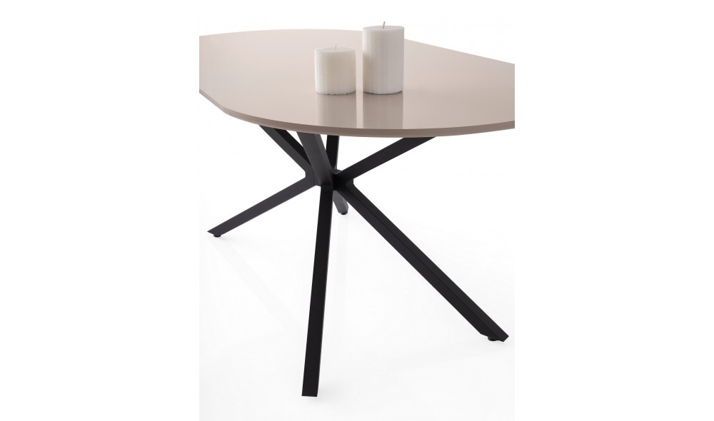 Masa de sufragerie, Aura - 3011, Mocha usoara, 180 x 79 x 90 cm