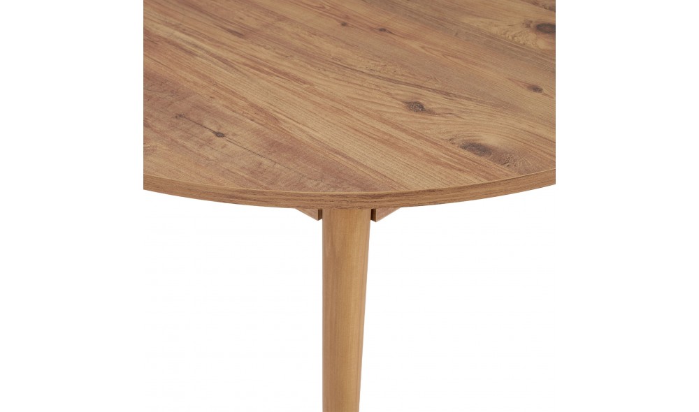 Masa de sufragerie extensibila, Viona - Atlantic Pine, 100 x 75 x 100 cm