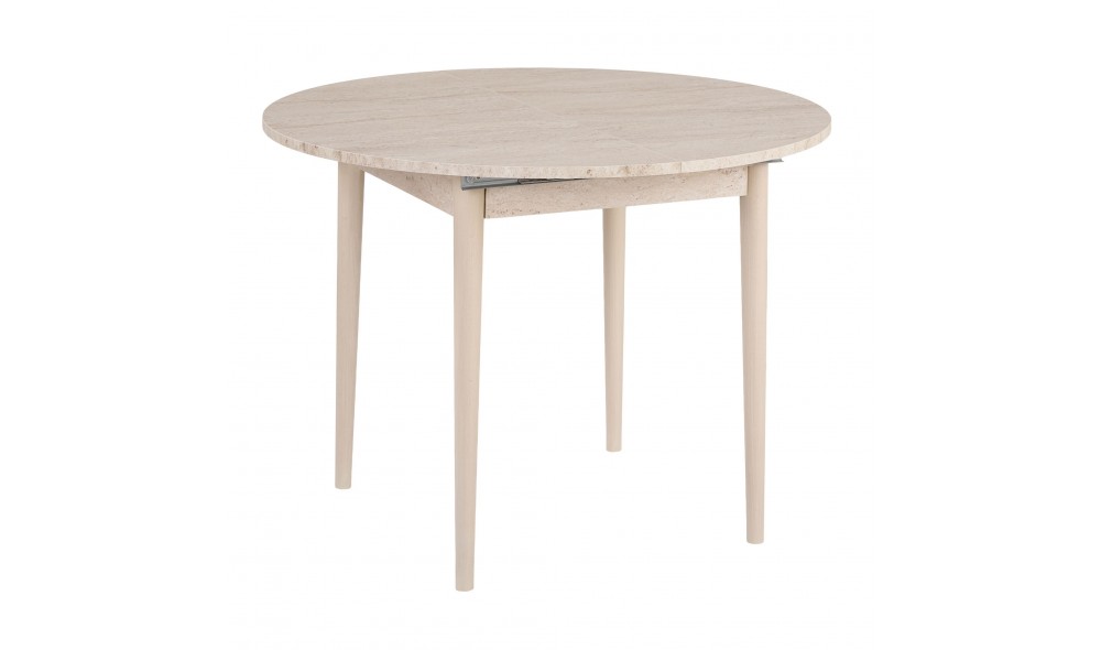 Masa de sufragerie extensibila, Viona - Travertine, Oak, 100 x 75 x 100 cm