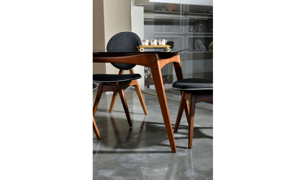 Set scaune (2 bucati), Touch v2, NucAntracit, 54 x 93 x 55 cm