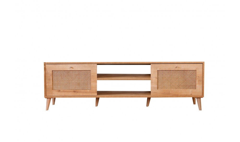 Suport TV, Hazeran 180, Stejar, 180 x 15 x 41 cm