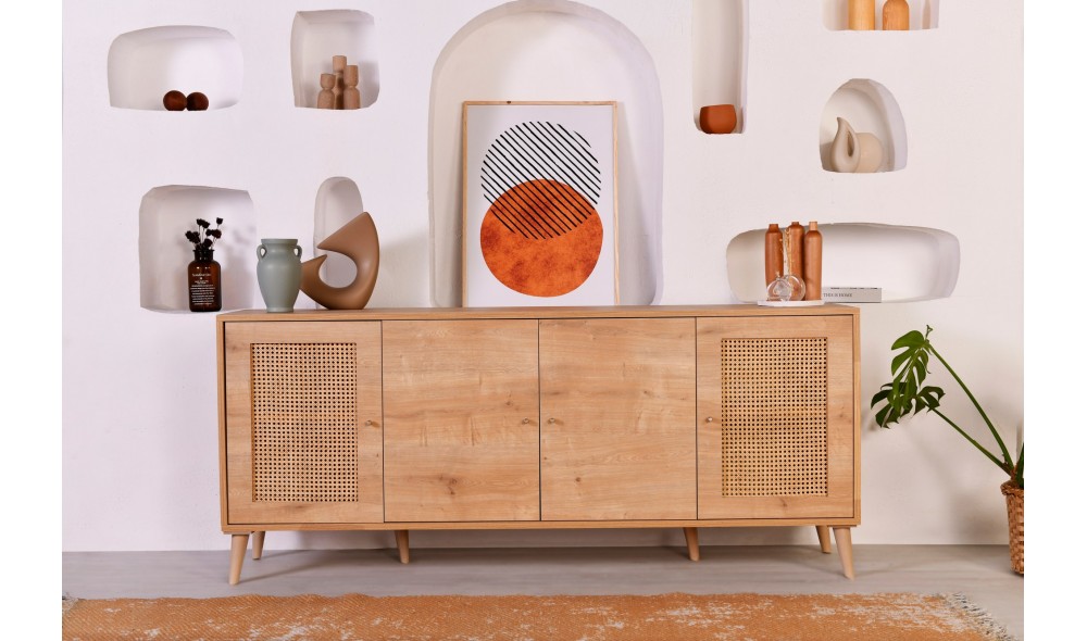 Consola, Hazeran, Stejar, 180 x 20 x 41 cm