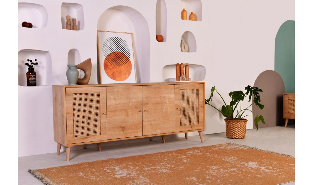 Consola, Hazeran, Stejar, 180 x 20 x 41 cm