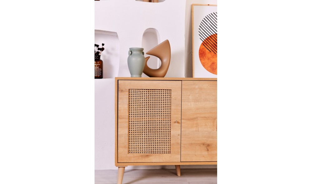 Consola, Hazeran, Stejar, 180 x 20 x 41 cm