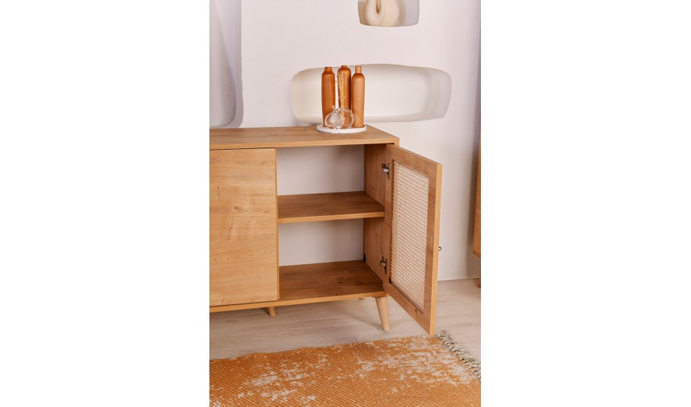 Consola, Hazeran, Stejar, 180 x 20 x 41 cm