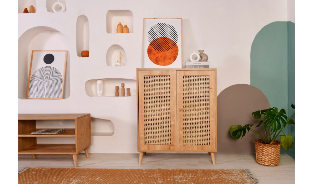 Consola, Hazeran Sideboard, Stejar, 90 x 110 x 400 cm