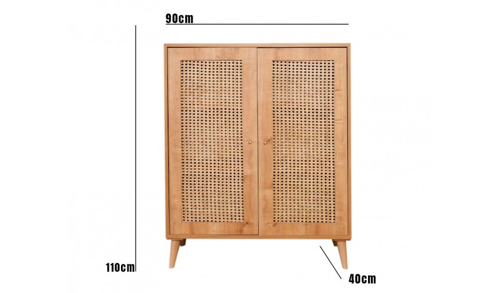 Consola, Hazeran Sideboard, Stejar, 90 x 110 x 400 cm