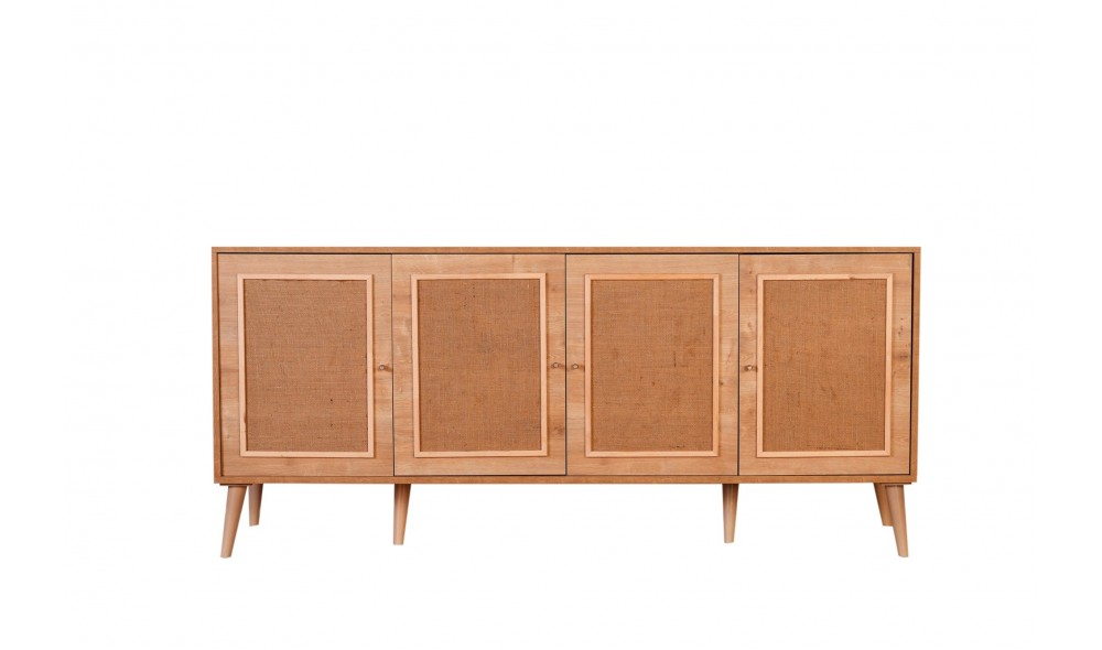 Consola, Jut, Stejar, 180 x 20 x 41 cm