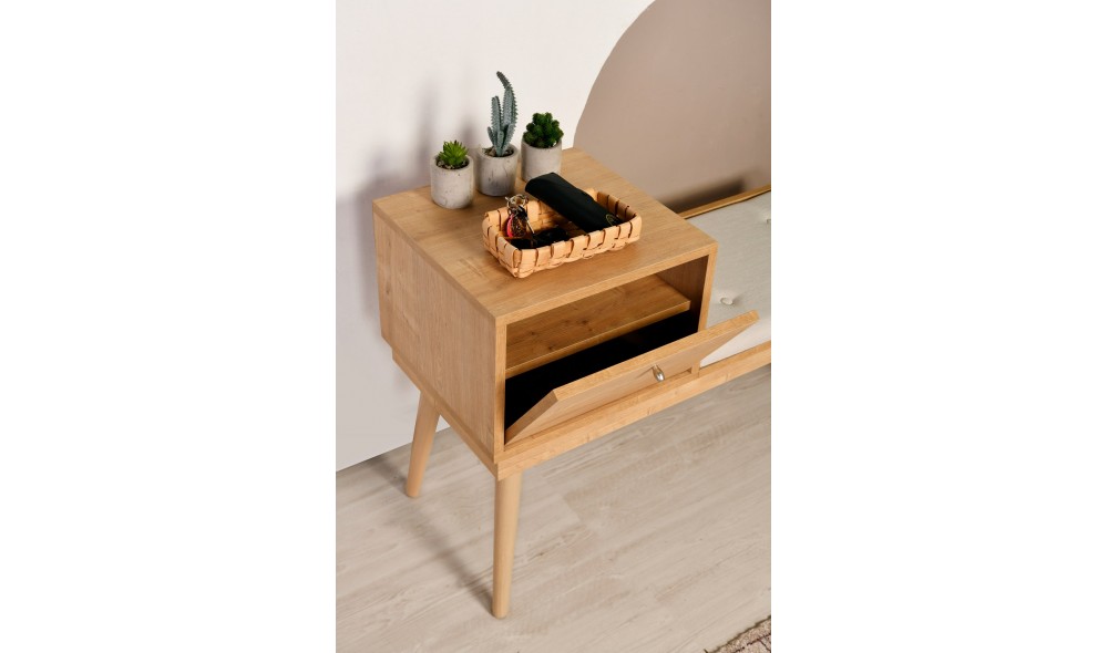 Bancheta, Urban, StejarCrema, 105 x 45 x 40 cm