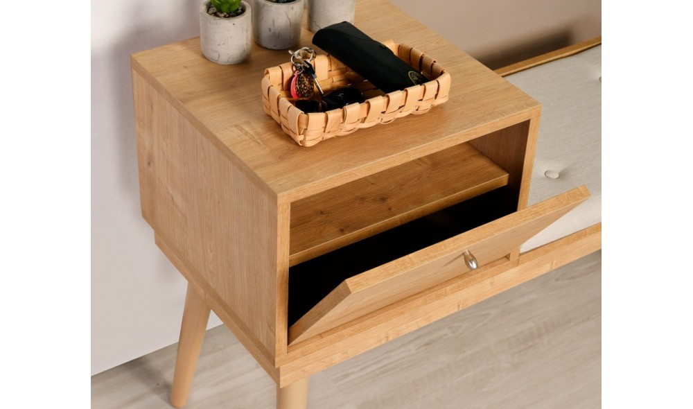 Bancheta, Urban, StejarCrema, 105 x 45 x 40 cm