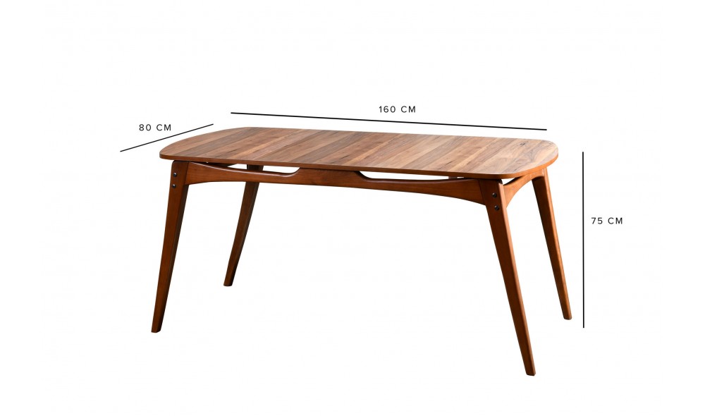 Masa de sufragerie, Touch, Nuc, 160 x 75 x 80 cm